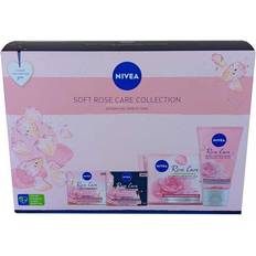 Nivea Gift Boxes & Sets Nivea Soft Rose Care Body Pamper Set Day Cream, Night Cream, MU Remove, Wash