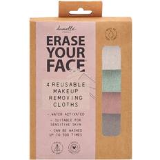 Danielle Erase Your Face Eco Makeup Removing Cloth 4PK Muted