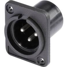 HI-X3DM-P XLR-stik kontakter lige Poltal: