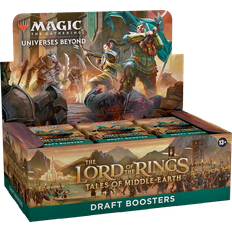 Magic The Gathering: The Lord of The Rings Tales of Middle-Earth Draft Booster Box 36 Packs + 1 Box Topper Card
