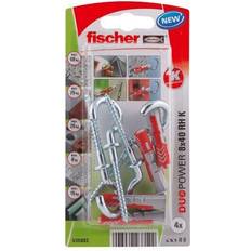Rød Skruer Fischer dyvel skrue RH K NV; 8x40 mm; stk.