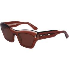 Calvin Klein CK 23503S Sunglasses - Transparent Dark Brown