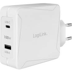 100w usb c & usb a gan LogiLink PA0281 100W GaN USB-oplader