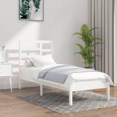 vidaXL Estructura De Cama Madera Maciza De Pino 90x200 cm