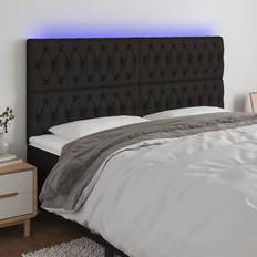 vidaXL LED-lys stof Sengegavl 200cm