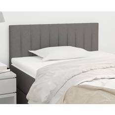 vidaXL Grigio Scuro 100x5x78/88 cm In Tessuto Testiera