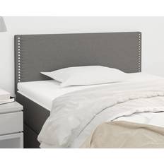 vidaXL Hoofdbord 100x5x78/88 cm Stof Donkergrijs