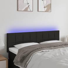 vidaXL LED-lys stof Sengegavl