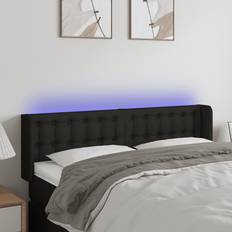 vidaXL LED-lys stof Sengegavl