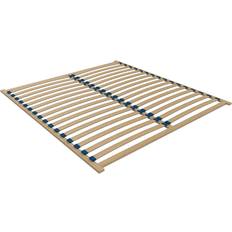 180 cm - Naturfarvet Senge VENETI Loftscape Federholzrahmen North Star 180 x 200 cm Rahmenbett