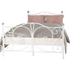 Metallbett Rolemi Schlafzimmer Doppelbett mit Lattenrost 140x200 cm Bettrahmen
