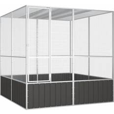 Bird cage vidaXL Bird Cage Anthracite 213.5 x 217.5 x 211.5 cm