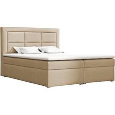 160 cm Senge på tilbud Clasic Box 160 x 215 cm Beige Kontinentalseng