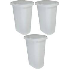 Rubbermaid trash can 13 gallon Rubbermaid 13 Gallon Spring-Top Lid Wastebasket Trash Can