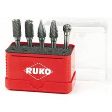 Ruko 116004 Burr Carbide metal 10 mm Shank diameter 6 mm 5-piece