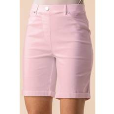Roman Turned Hem Stretch Shorts