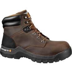 Polyurethane Lace Boots Carhartt 6" Rugged Flex Waterproof Men's Boot M - DK Brown Oil Tanned