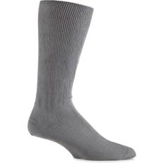 Pair Footnurse Oedema Extra Wide Cotton Socks - Brown