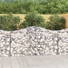 vidaXL Arched Gabion Baskets 12 pcs 200x50x100/120 cm