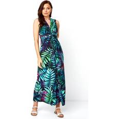 Roman Tropical Print Maxi Dress