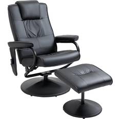 Black Kitchen Chairs Homcom Massage Recliner Kitchen Chair