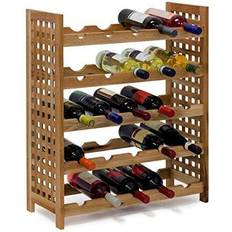 Wine Racks on sale Relaxdays Walnut Wine Rack