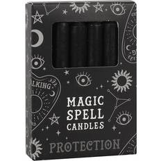 Black Candles Pack of 12 Small Magic Spell Candle