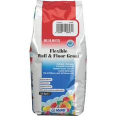 Square Tiles Mapei Flexible Coloured Wall & Floor Grout Charcoal 2.5kg