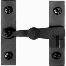 Acorn Matte Black Forged Iron Cabinet Latch