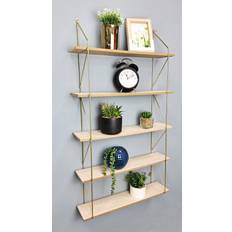 Gold Wall Shelves Spot On Dealz 5 Wire Wall Shelf