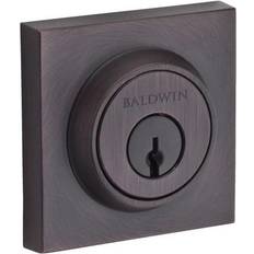 Cylinder & Mortice Locks Baldwin DC.CSD.SMT Contemporary Square Double Cylinder Keyed Keyed Double