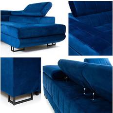 Mirjan24 Ecksofa Laris L-Form Polsterecke Stilvoll Eckcouch mit Bettkasten Sofa