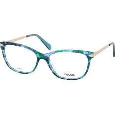 Fossil 7150 086, including lenses, RECTANGLE Glasses, FEMALE