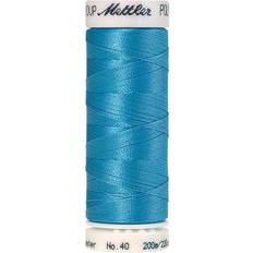 Nähgarn AMANN METTLER Stickgarn POLY SHEEN Kristallblau 3910 200 m No.40