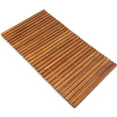 Tapis de bain Deuba Tapis De Bain En Bois D'Acacia 76 cm x 50 cm - Marron