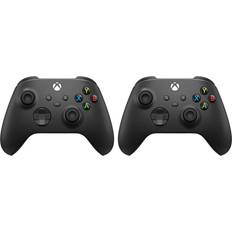 Microsoft Game Controllers Microsoft QAT-00001 Xbox Wireless Controller Carbon Black 2-Pack