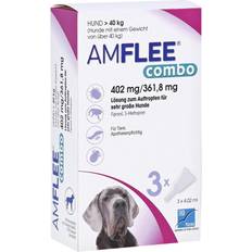 Angelschnur AMFLEE combo 402/361,8mg Lsg.z.Auf.f.Hunde üb.40kg 3 Stück