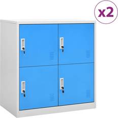 vidaXL Locker 2 Storage Cabinet