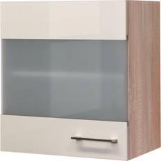 Beige Vitrinen Flex-Well Glas-Hängeschrank »Nepal«, melaminbeschichtete Spanplatte Vitrine