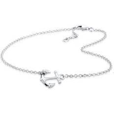 Silber Fußkettchen Elli Fußschmuck Anker 925 Sterling Silber Silber 1010909734