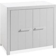 Vipack Dresser 2 Puertas Macizo Lacado Pino Blanco Cómoda