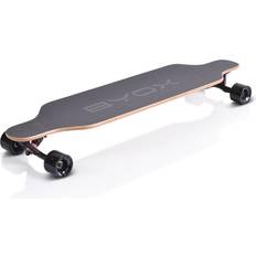 Longboards Byox Byox Kinder Skateboard Longboard 41 Zoll, PU Rollen, ABEC-11, Gurt, bis 100 kg schwarz