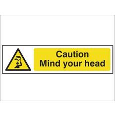 Best Workplace Signs Scan adhesive semi-rigid PVC Caution Your Head