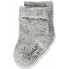 12-18M Strumpor Sterntaler Calzini DP Uni Strumpor set med 2 blandade barn, Grå Silber Melange 542