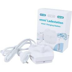 Spazzolini e Irrigatori Elettrici EmmiDent 1870575 65087 Caricatore per spazzolino elettrico, 1 pezzo, Bianco