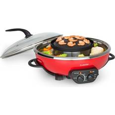Electric Griddle with Lid 38 cm W x 38 cm D