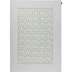 Alvi Krabbeldecke Organic Cotton Drifting Leaves grau/grün