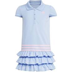 Adidas Girls Dresses Children's Clothing adidas Girl's Short Sleeve Polo Dress - Light Blue (AZ4616)