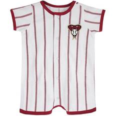 MLB Infant White Arizona Diamondbacks Pinstripe Power Hitter Romper, Infant Boy's, Months