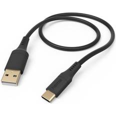 Hama Flexible USB-A USB-C 1.5 M